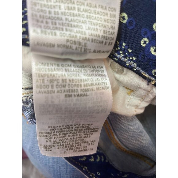 Levi's "The Original Jean" 525 Perfect Waist Women's Size 12 Cuffed Hem Jeans - Picture 8 of 14